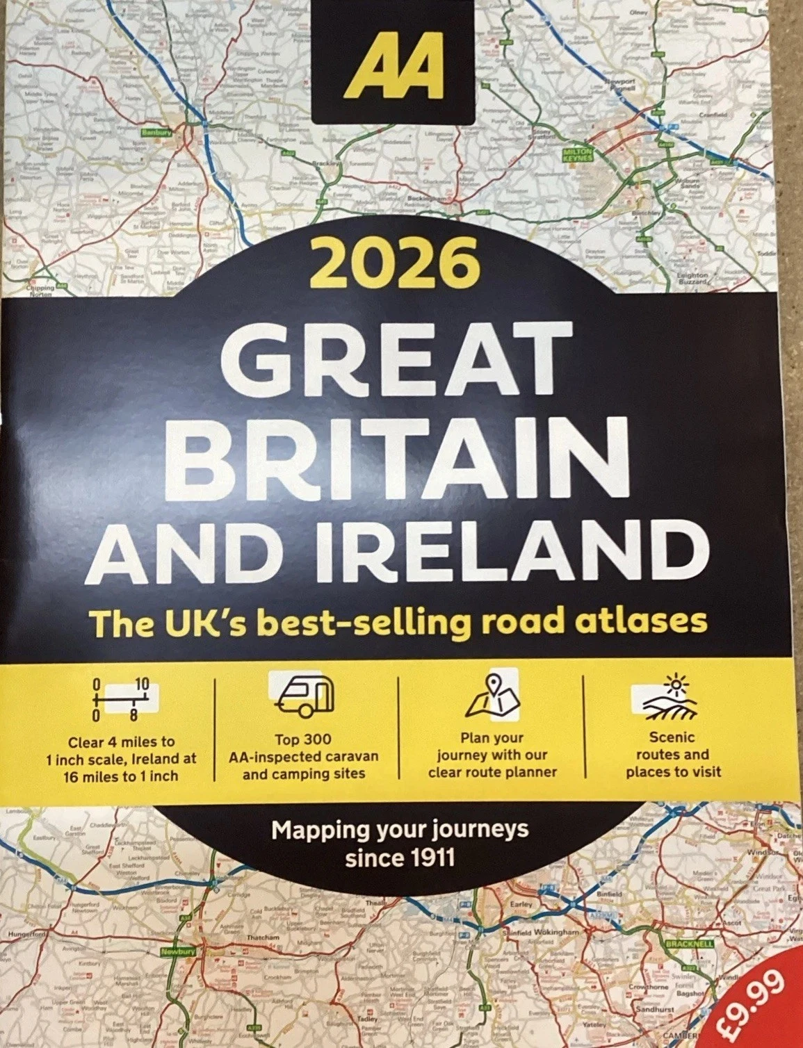 AA Britain & Ireland Road Atlas 2026